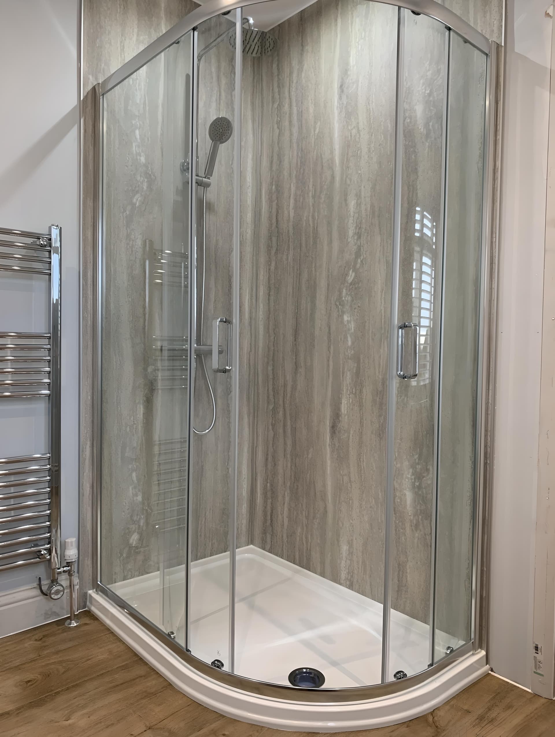Bath-to-Shower Conversion, Handled from Start to Finish